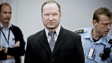 Anders Behring Breivik durante el juicio