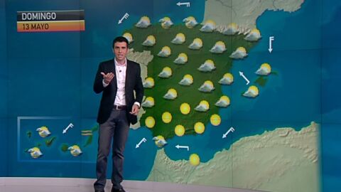 La previsi&oacute;n del tiempo (12-05-2012) Noche