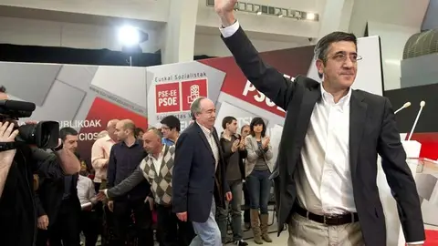 Patxi López en un acto en Bilbao Patxi López en un acto en Bilbao