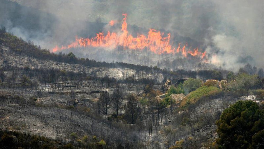 Incendio en La Rasquera