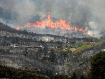 Incendio en La Rasquera Incendio en La Rasquera