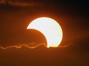 Imagen de un eclipse anular solar