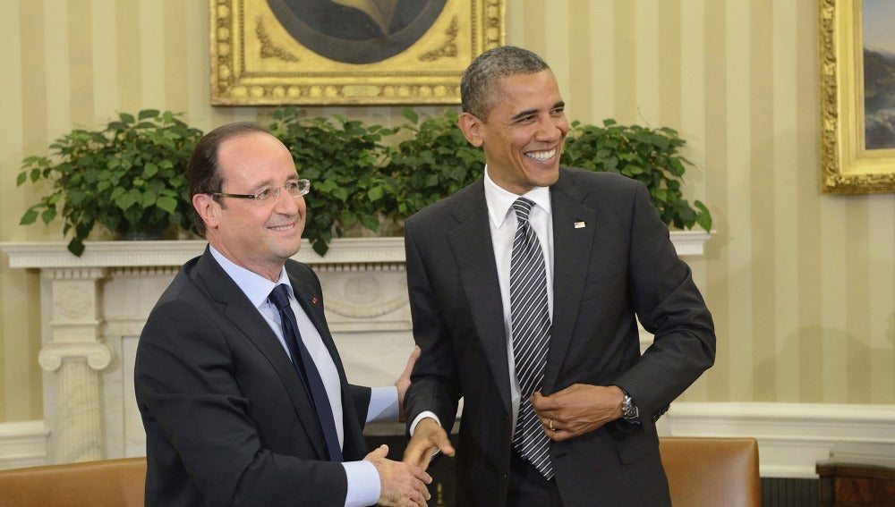 François Hollande y Barack Obama