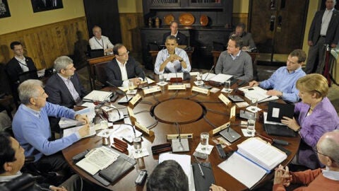 Reuni&oacute;n del G-8 en Camp David