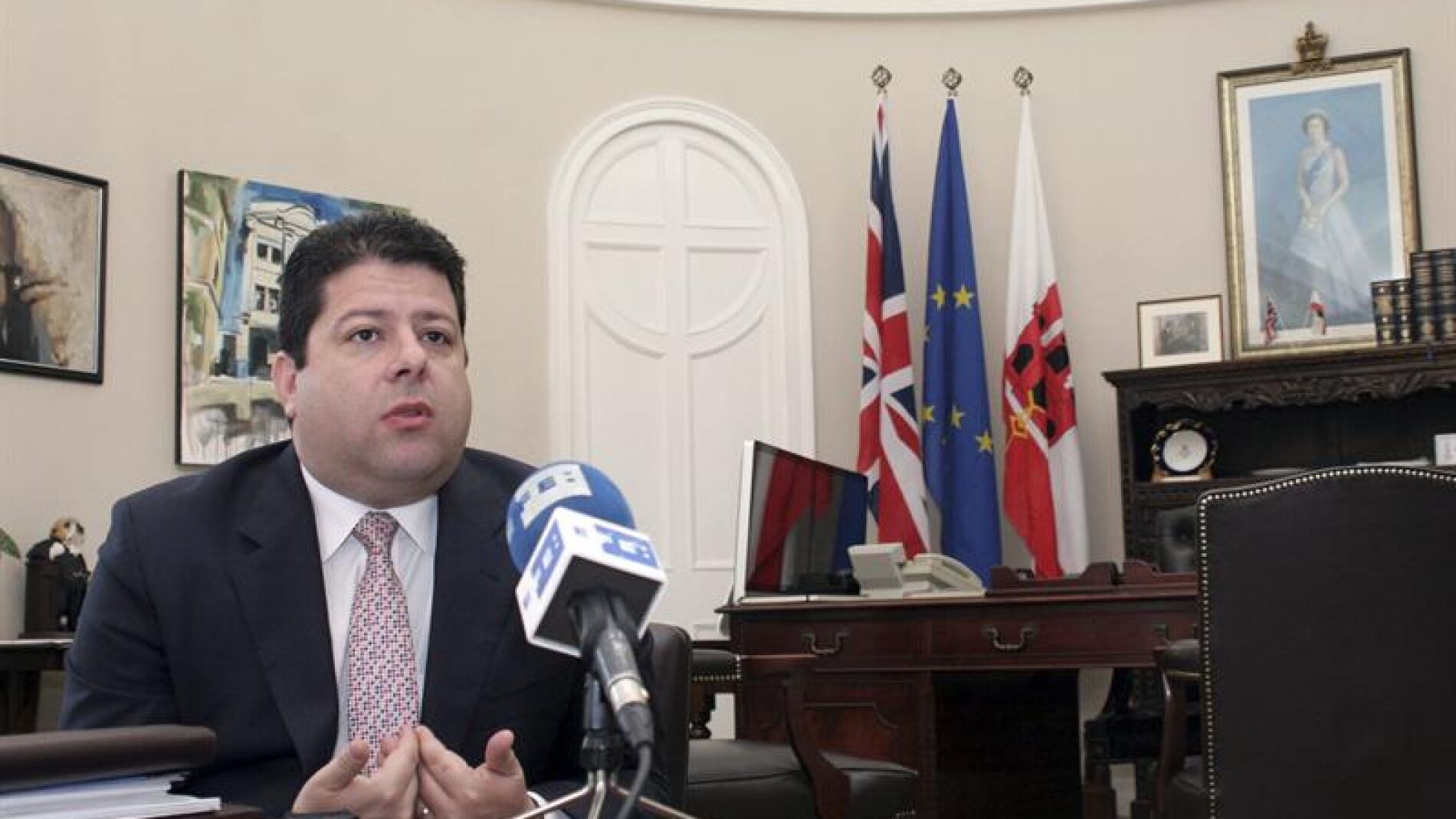 Fabian Picardo, ministro principal de Gibraltrar
