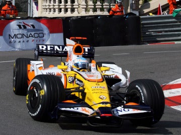 Alonso, con Renault en 2008
