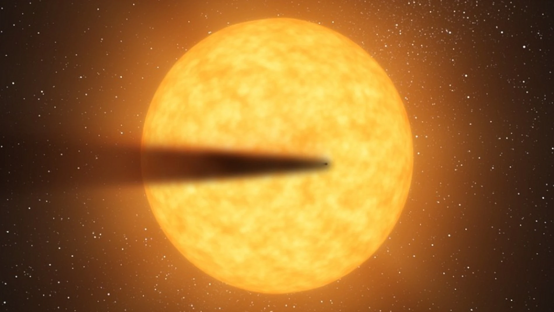 El planeta tiene un tamaño similar al de mercurio El planeta tiene un tamaño similar al de mercurio