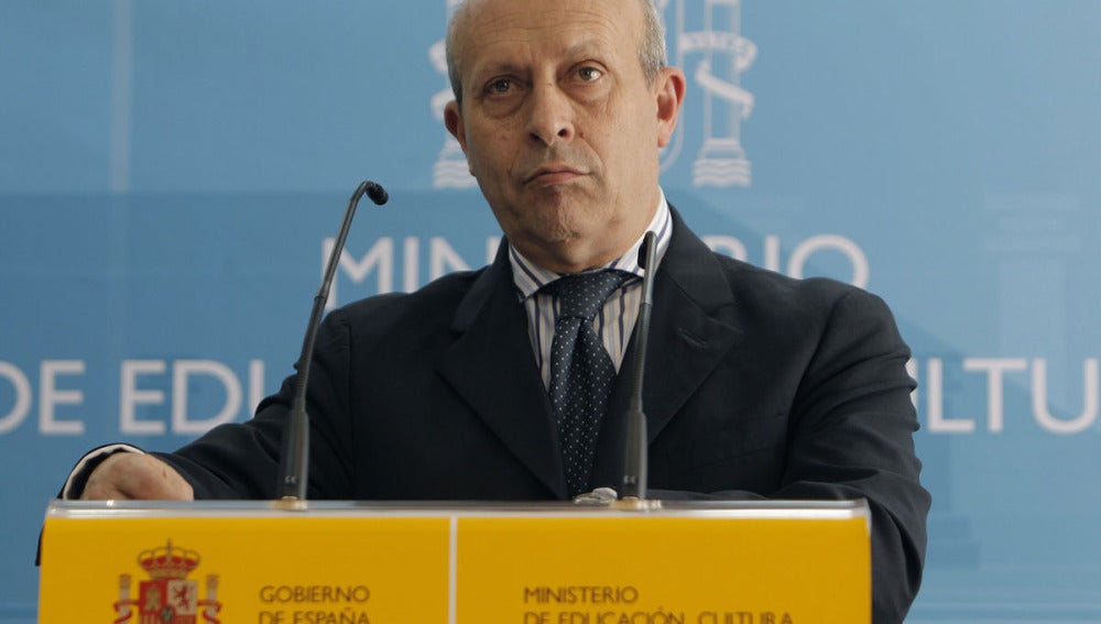 José Ignacio Wert, ministro de Educación