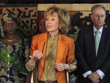 María Teresa Fernández de la Vega en la Fundación Mujeres por África María Teresa Fernández de la Vega en la Fundación Mujeres por África