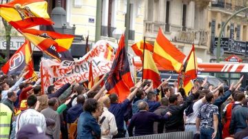 La manifestación de ultraderecha en Madrid