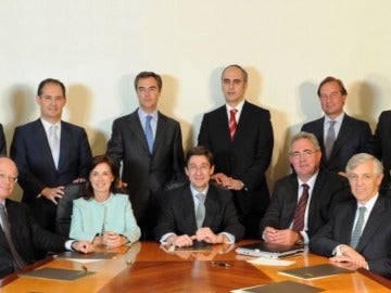 Foto de familia del consejo de administración de Bankia