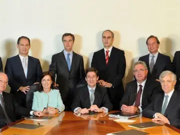 Foto de familia del consejo de administración de Bankia Foto de familia del consejo de administración de Bankia