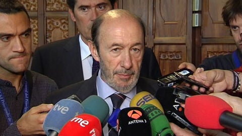 Alfredo P&eacute;rez Rubalcaba, secretario general del PSOE
