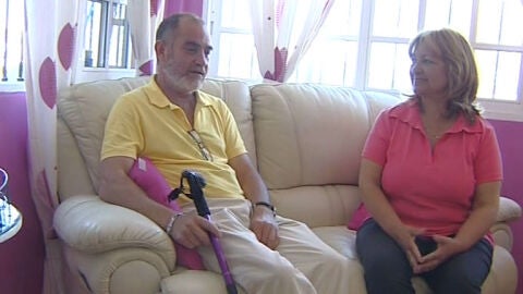 Andr&eacute;s Jarauta y su mujer