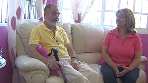 Andrés Jarauta y su mujer Andrés Jarauta y su mujer
