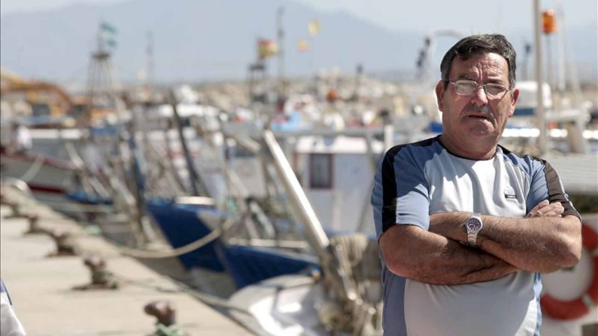 Pescador en Algeciras