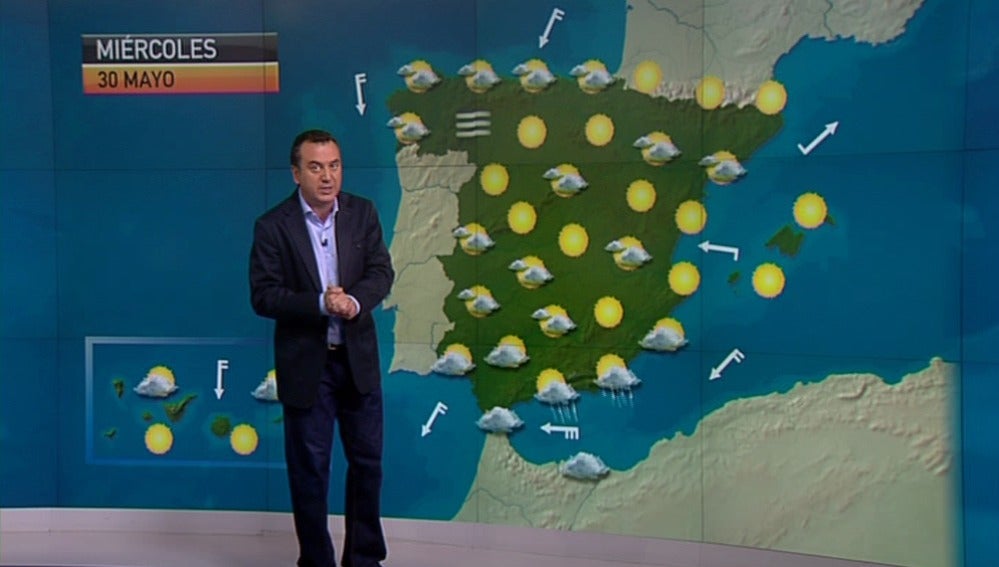 La previsión del tiempo, 29-05-2012, noche