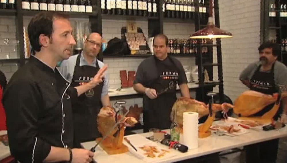 Curso de corte de jamón en Nueva York