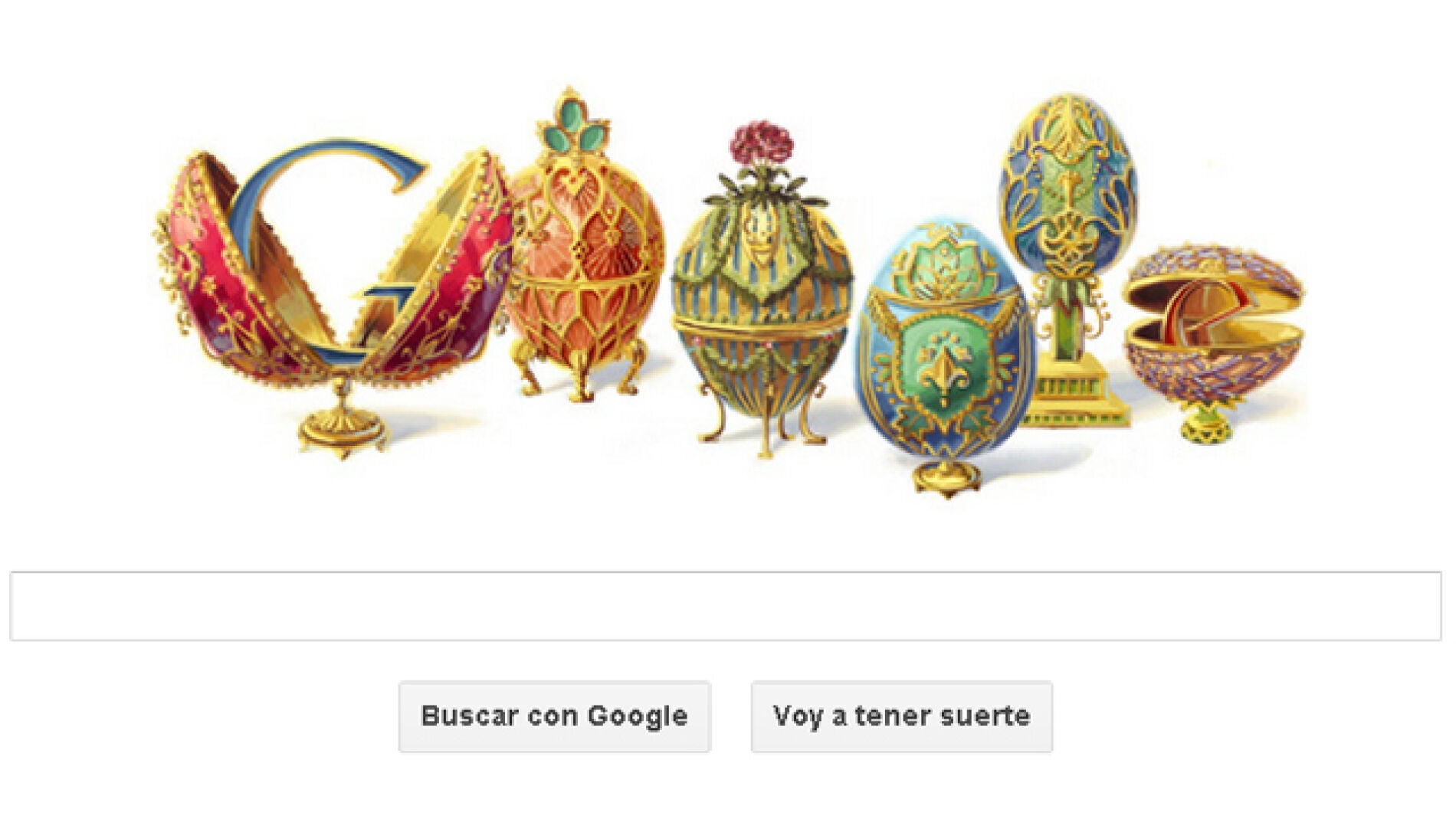 Doodle sobre el joyero ruso