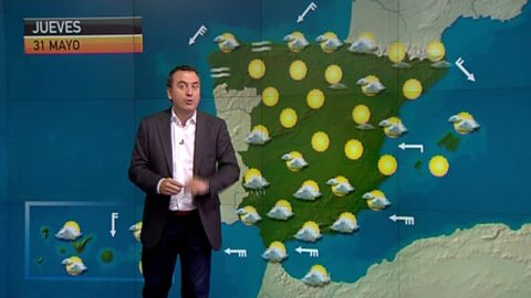 La previsi&oacute;n del tiempo (30-05-2012) Noche