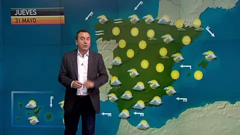 La previsión del tiempo (30-05-2012) Noche La previsión del tiempo (30-05-2012) Noche