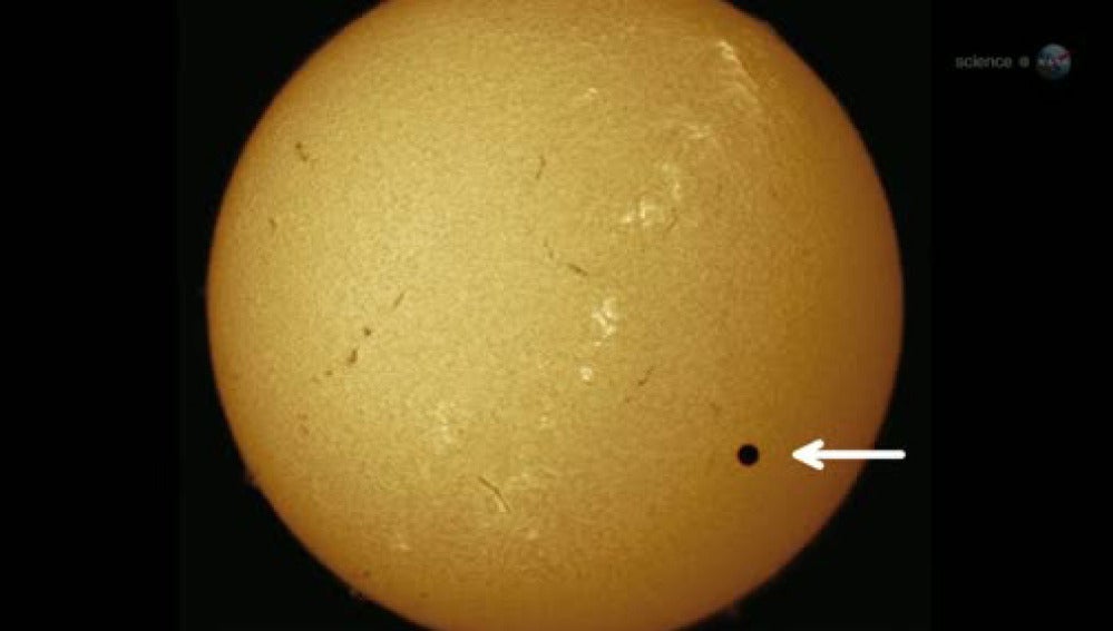Tránsito de Venus por delante del sol
