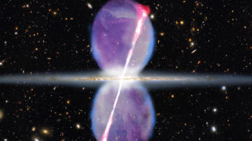 Rayos gamma 'fantasmales' explotan desde el centro de la Vía Láctea