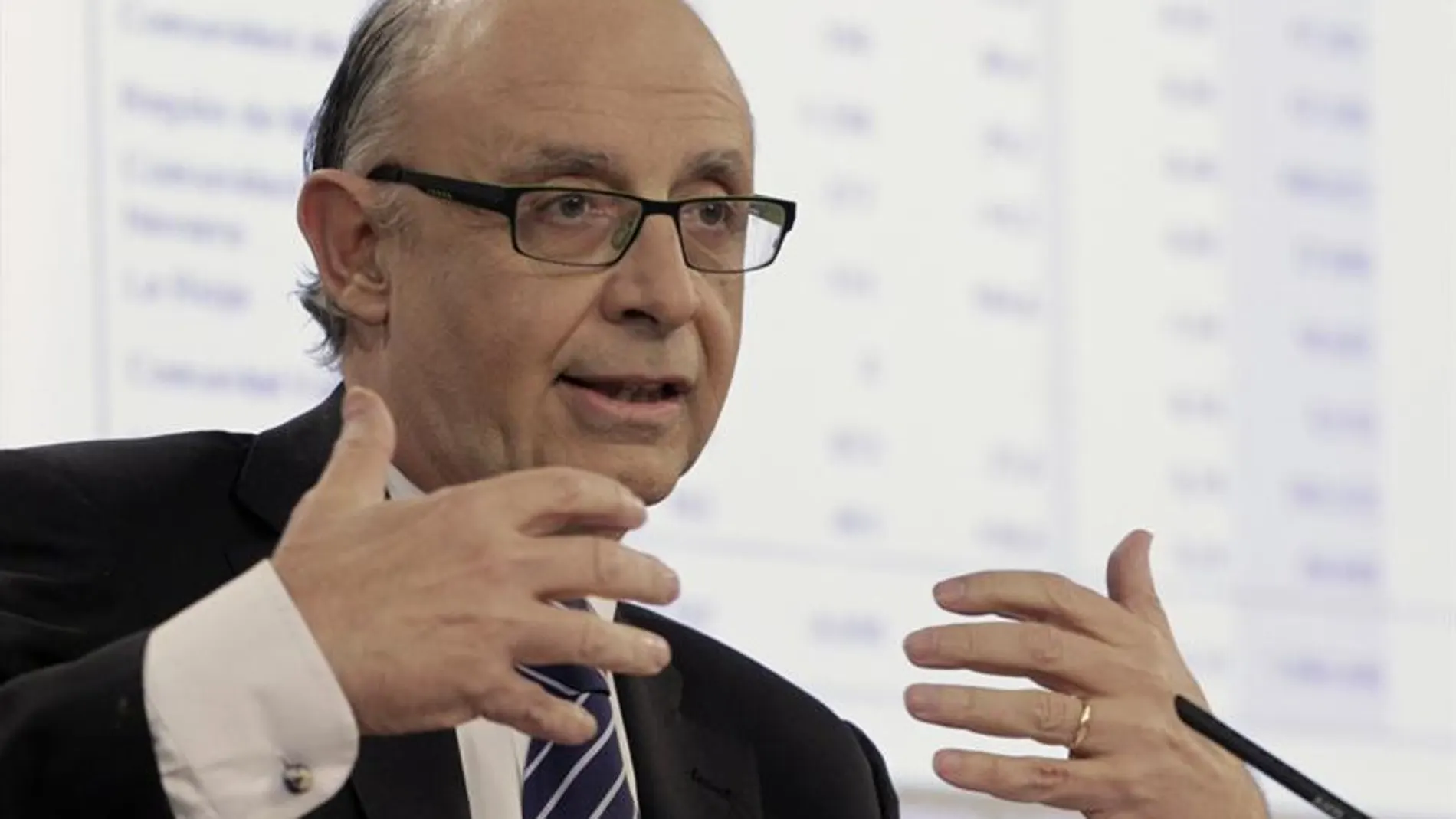El ministro de Hacienda y Administraciones Públicas, Cristóbal Montoro El ministro de Hacienda y Administraciones Públicas, Cristóbal Montoro