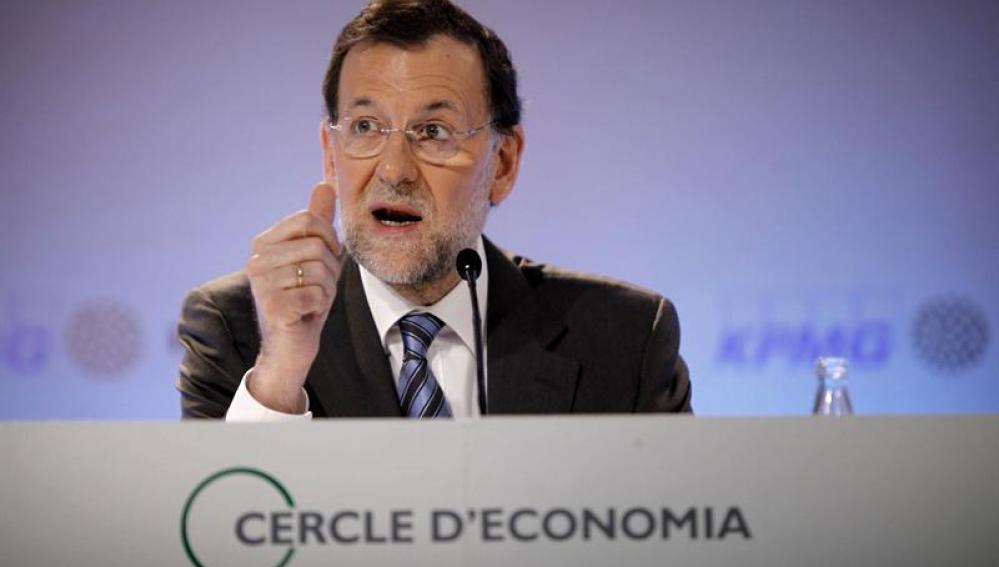 Mariano Rajoy durante su comparecencia
