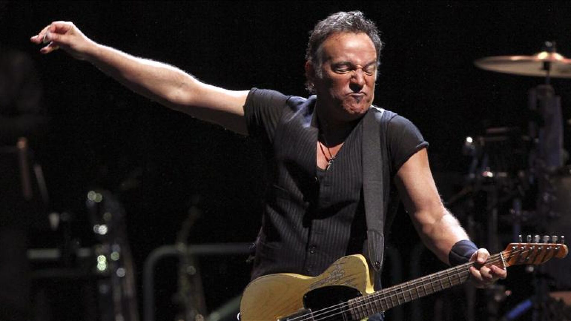 'The Boss' durante el concierto 