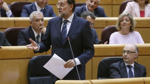 Mariano Rajoy en el Senado (Archivo)