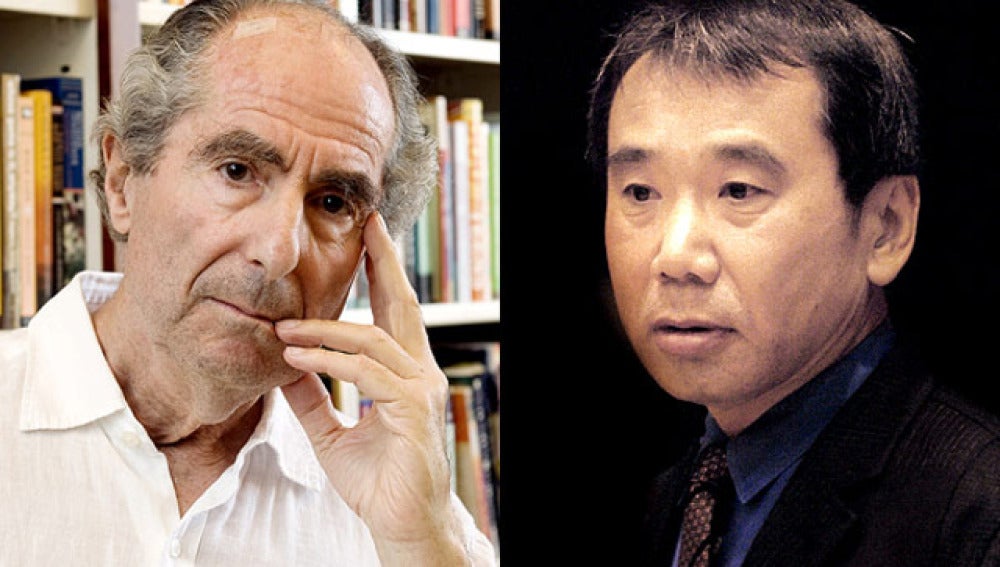 Philip Roth y Haruki Murakami