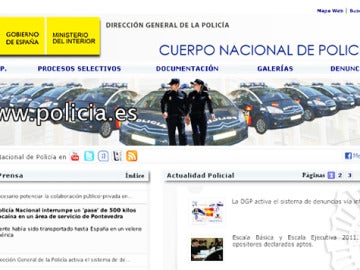 Denuncias en la web de la Policía. Denuncias en la web de la Policía.