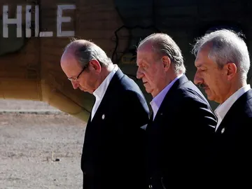 El rey en Chile. El rey en Chile.