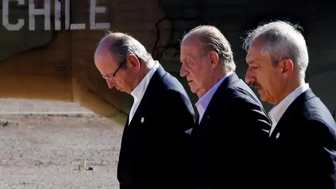 El rey en Chile. El rey en Chile.