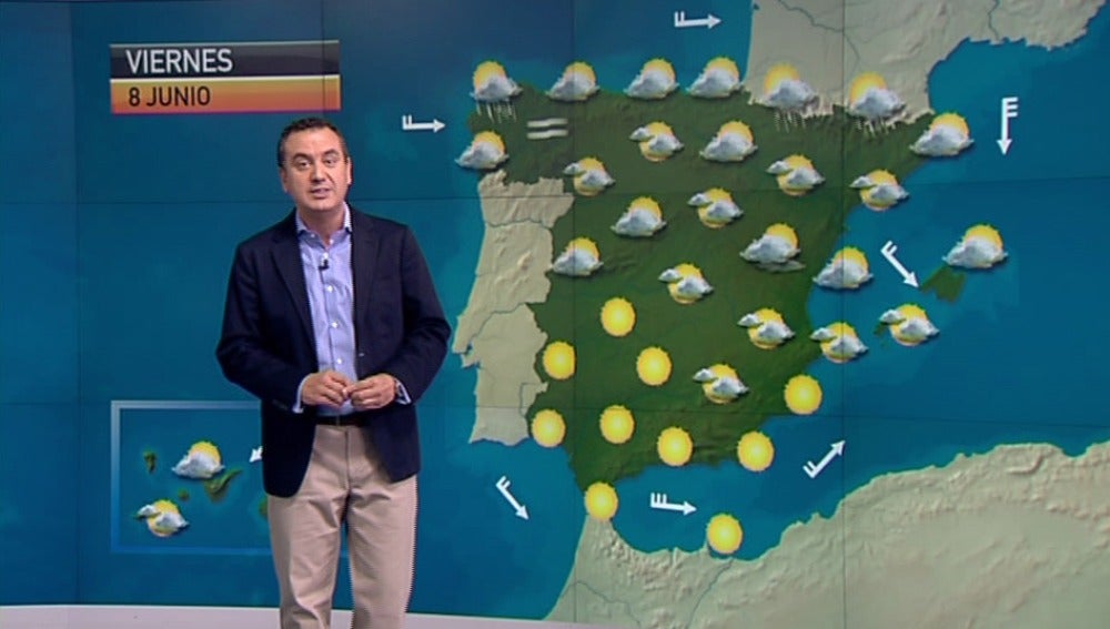 La previsión del tiempo, 07-06-2012, noche