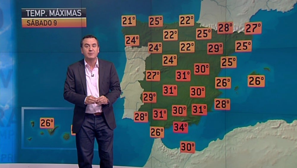 La previsión del tiempo, 08-06-2012, noche