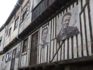 Una de las calles de Mogarraz