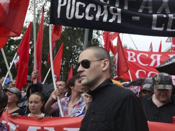 El líder del "Frente de Izquierdas" ruso Sergei Udaltsov El líder del "Frente de Izquierdas" ruso Sergei Udaltsov