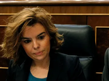 Soraya Sáenz de Santamaría en el Congreso de los Diputados Soraya Sáenz de Santamaría en el Congreso de los Diputados