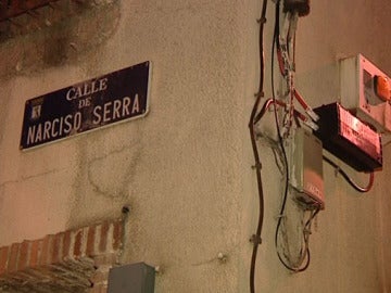 Calle en la que se produjo el incendio