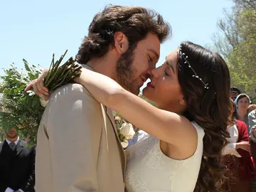 Tristán y Pepa, recién casados Tristán y Pepa, recién casados