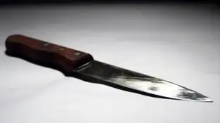Imagen de archivo de un cuchillo Imagen de archivo de un cuchillo