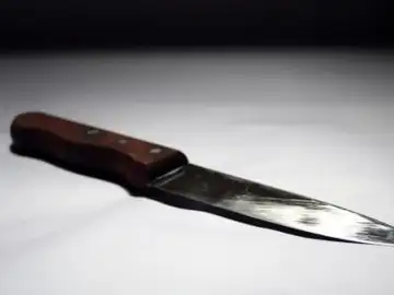 Imagen de archivo de un cuchillo Imagen de archivo de un cuchillo