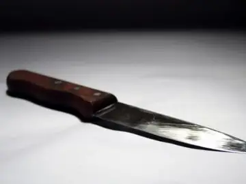 Imagen de archivo de un cuchillo Imagen de archivo de un cuchillo