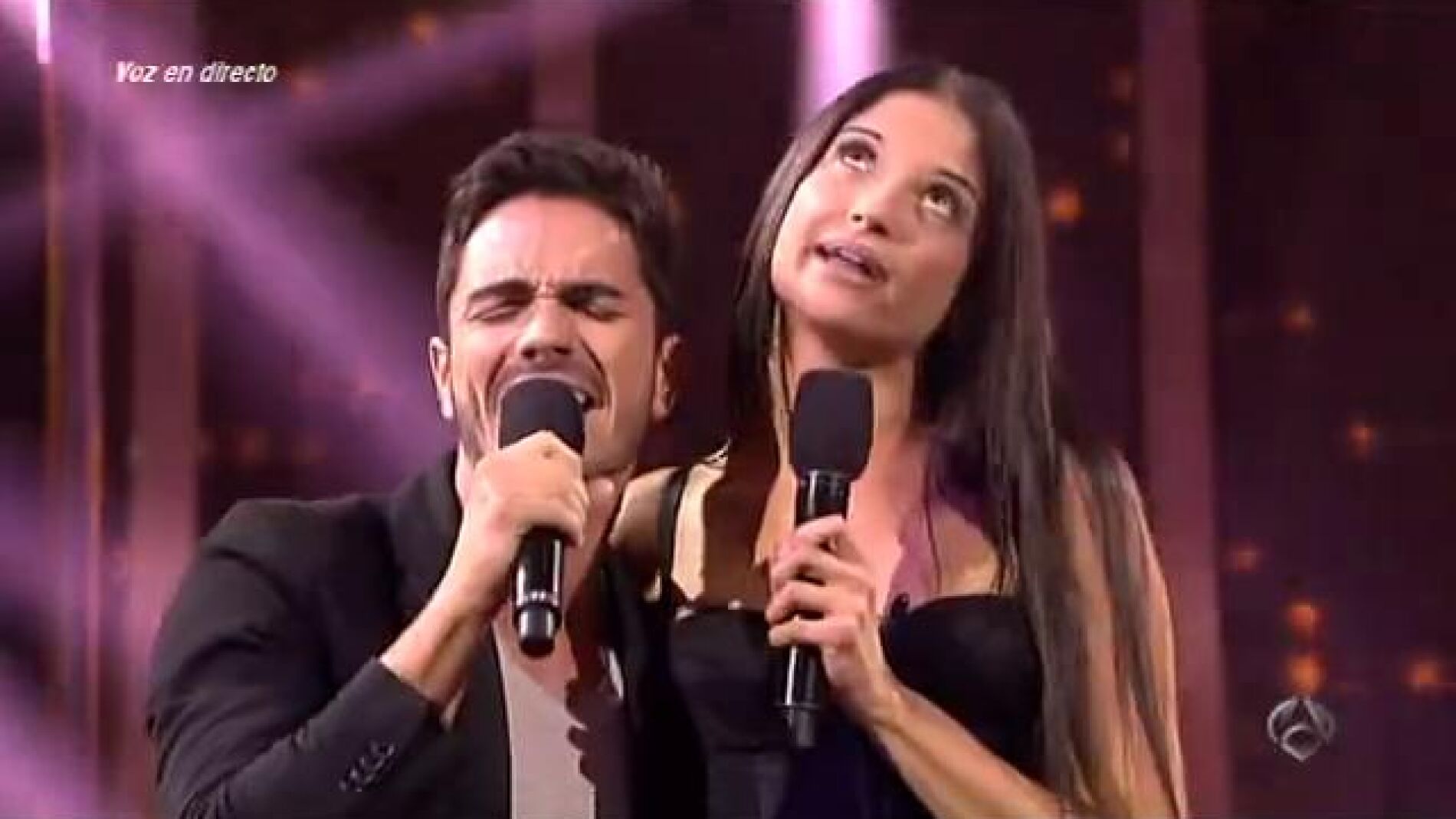 Pablo Vega con Natalia en El N&uacute;mero Uno