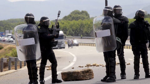 Protestas mineras en Le&oacute;n y Asturias