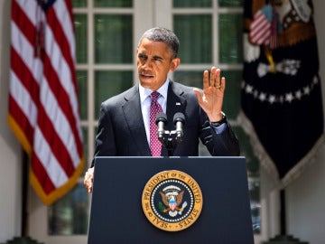 Obama comparece ante los medios en la Casa Blanca
