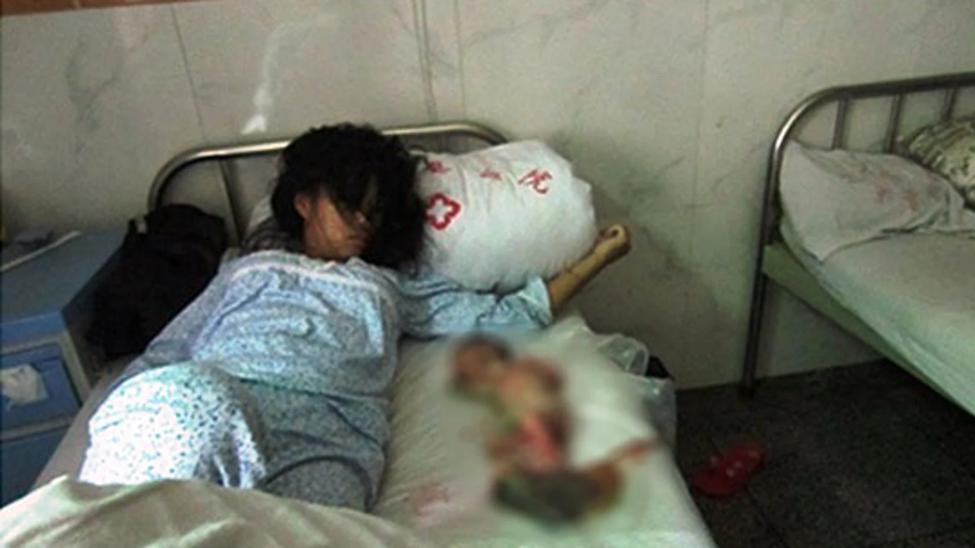 Una de las imágenes difundidas por Internet Una de las imágenes difundidas por Internet