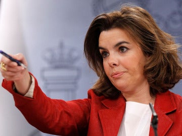 Soraya Sáenz de Santamaría, vicepresidenta del Gobierno